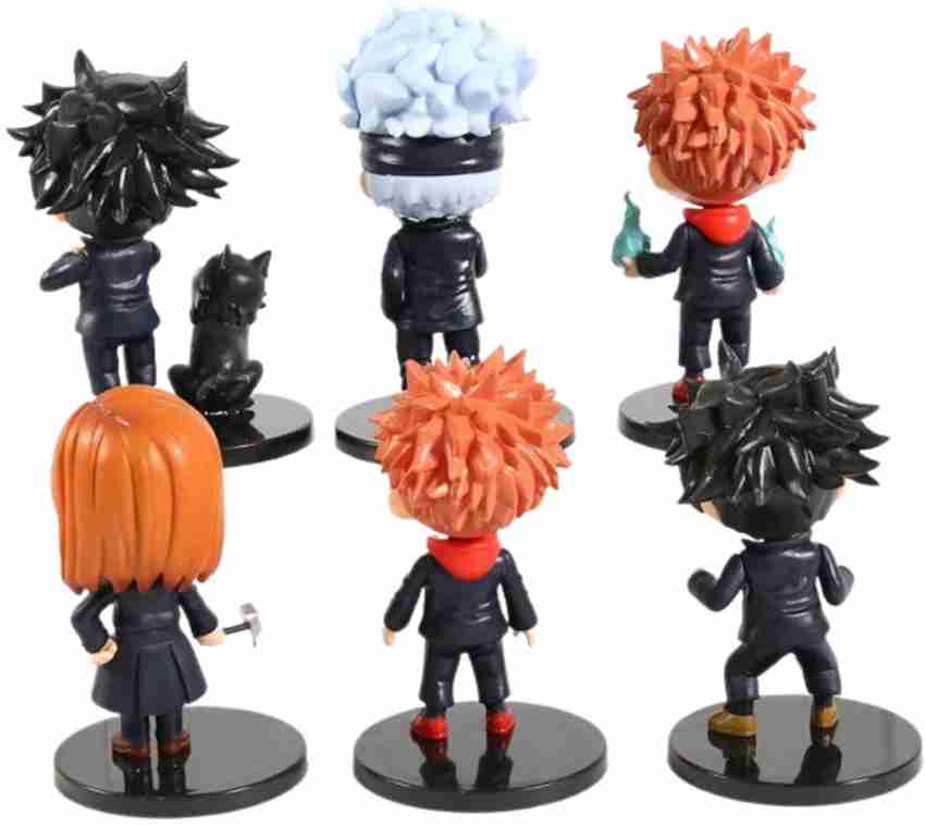 kawaii kart Jujutsu Kaisen Action Figure Chibi Figures Set Of 6