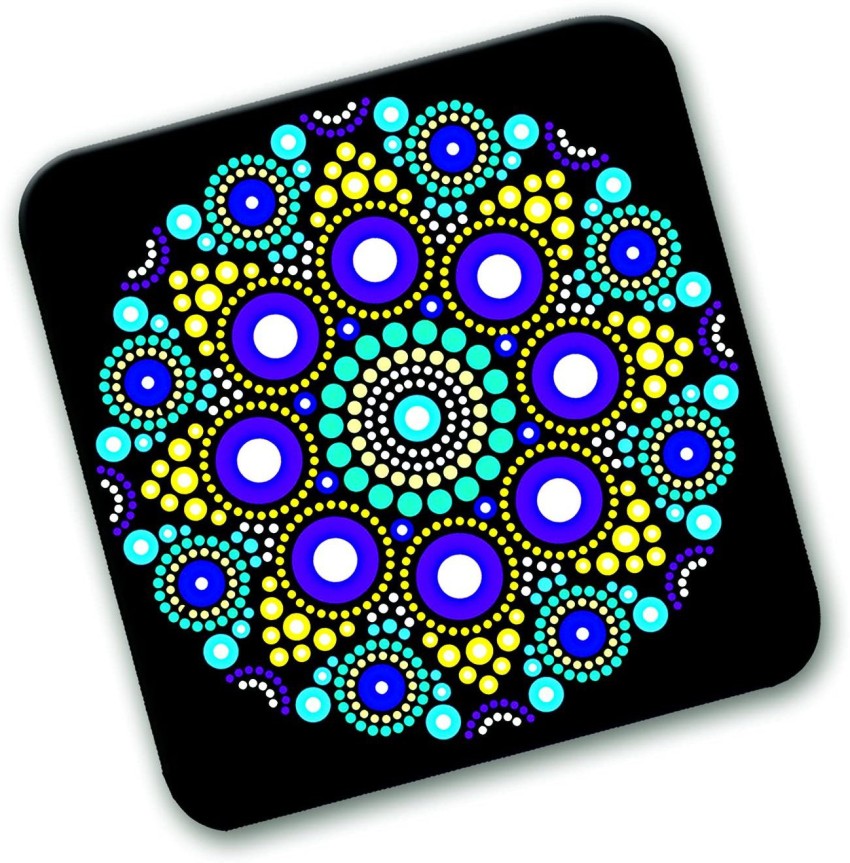 StepsToDo _ Wooden Dot Mandalas Paint 'Kit - F', DIY Mandala Coaster Painting  Kit, Mandala Art Kit with Tools & Acrylic Colours