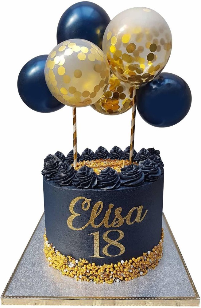 Boy With Balloon Cake