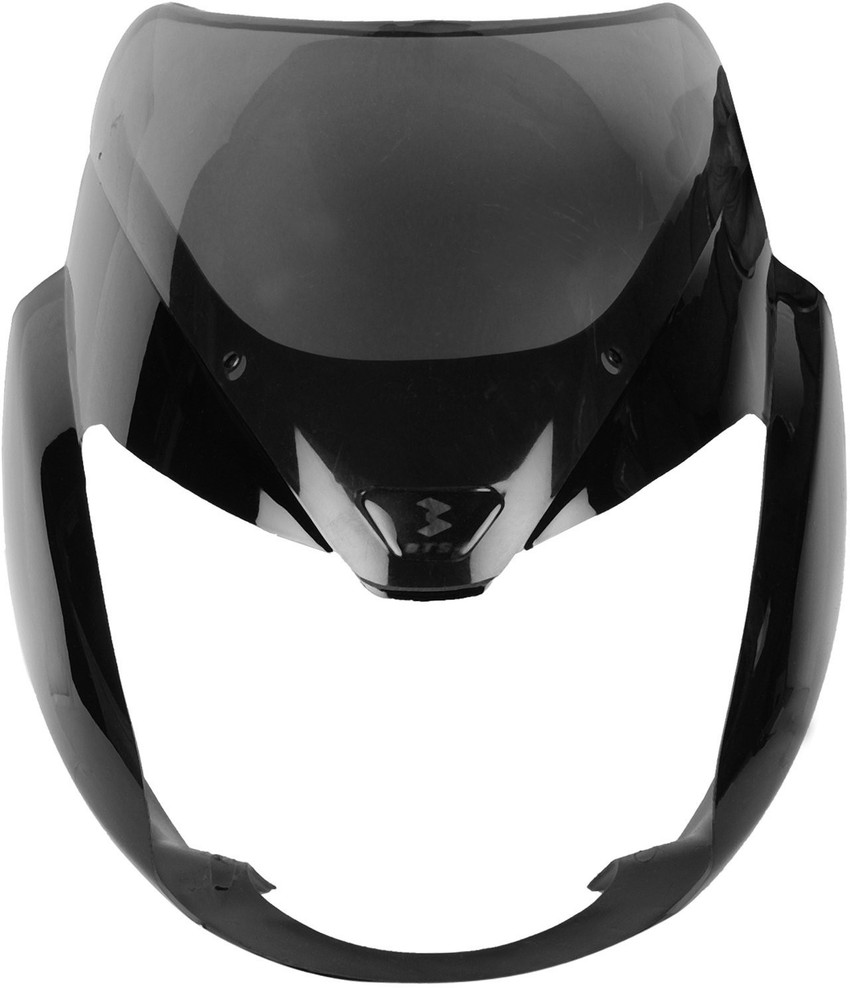 shiv ambika Superior Quality BLACK GREY Headlight Visor for PULSAR
