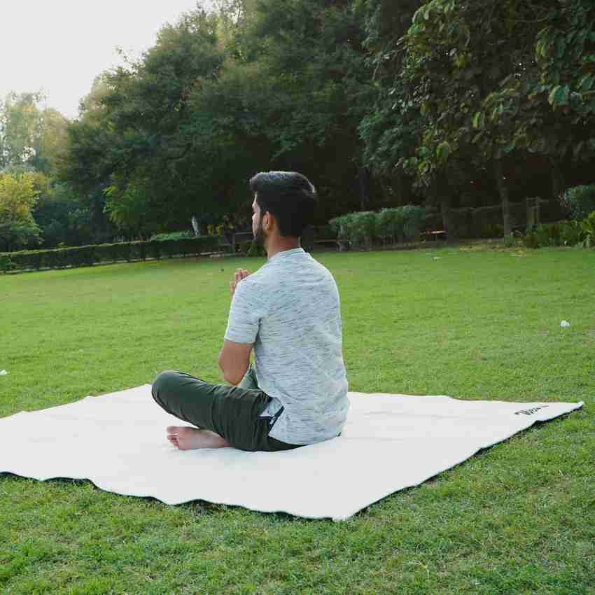 Yoga mat and blanket top