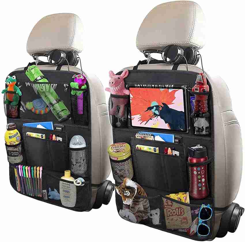 Tarkan Car Back Seat Organizer with 10 Inch Touch Screen Tablet