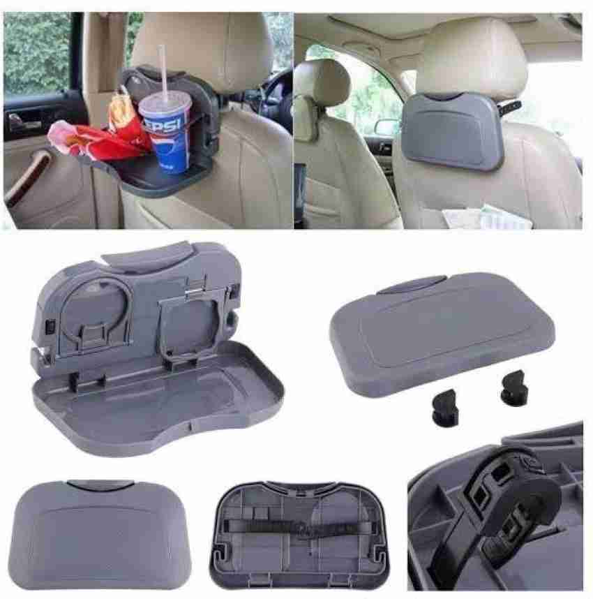 Car Back Seat Headrest Folding Seat Table Tray Rack Parts For Drinks Food  Holder