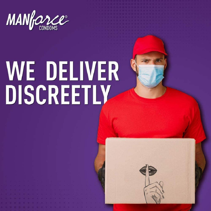 MANFORCE MAN FORCE BLACK GREPS FLAVORS MENS DOTTED CONDOMS Condom