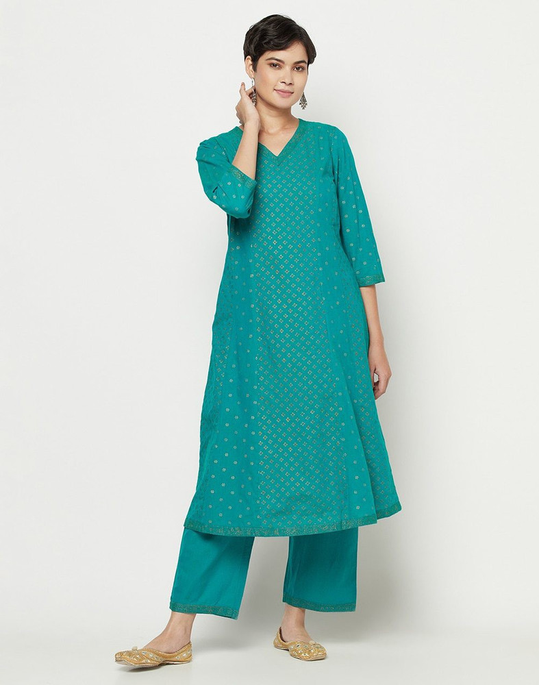 Fabindia Women Kurta Palazzo Set Buy Fabindia Women Kurta Palazzo Set Online at Best Prices in India Flipkart