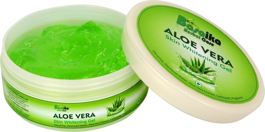 Basaika Herbal Care Aloe vera Skin whitening gel Price in India