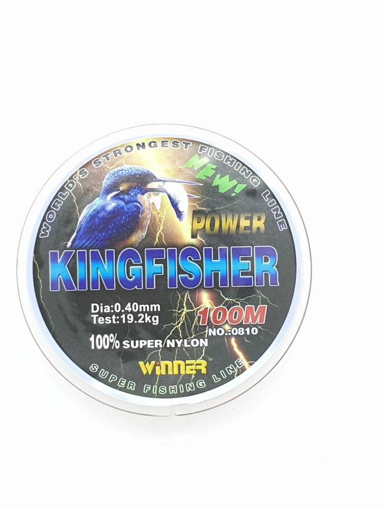 Kingfisher Nylon Fishing Line 6.8KG/15Lb .35MM Colour Yellow 600m