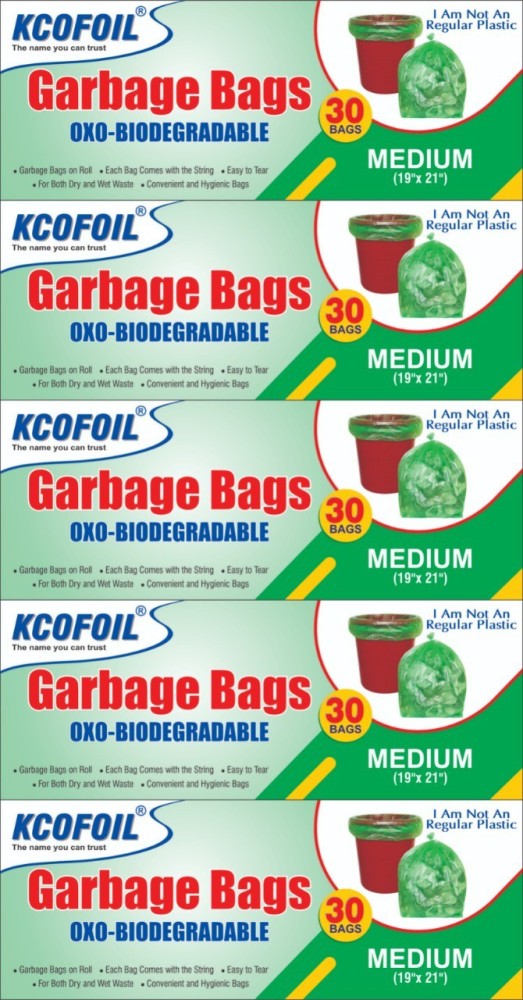 Combo, Oxo-Biodegradable Garbage Bags