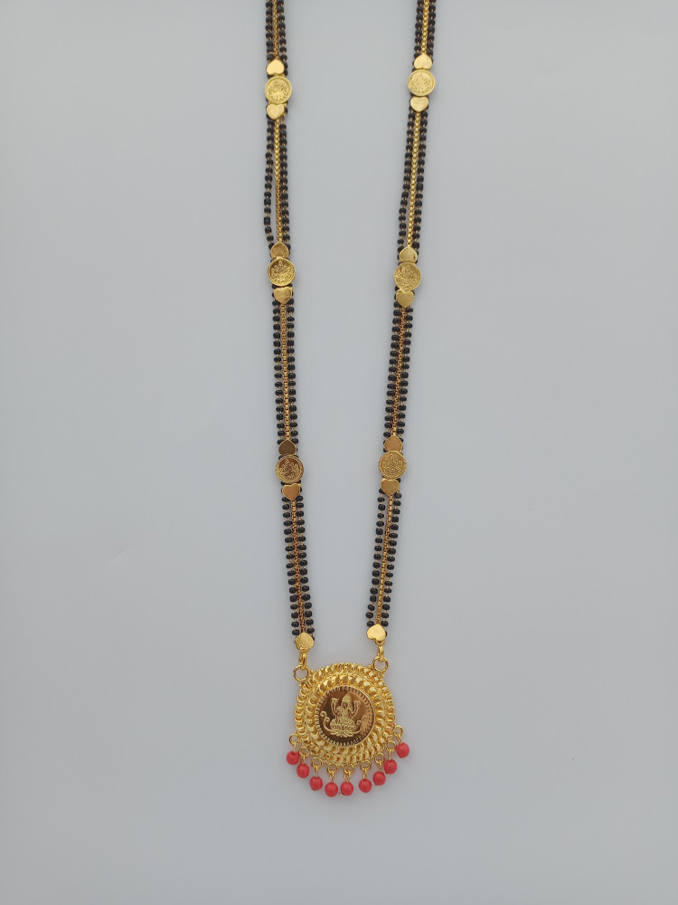 ROFARWORD Traditional Black Bead Long Chain Nallapusalu Tanmaniya Mangalsutra for Women Copper Mangalsutra Price in India Buy ROFARWORD Traditional Black Bead Long Chain Nallapusalu Tanmaniya Mangalsu...