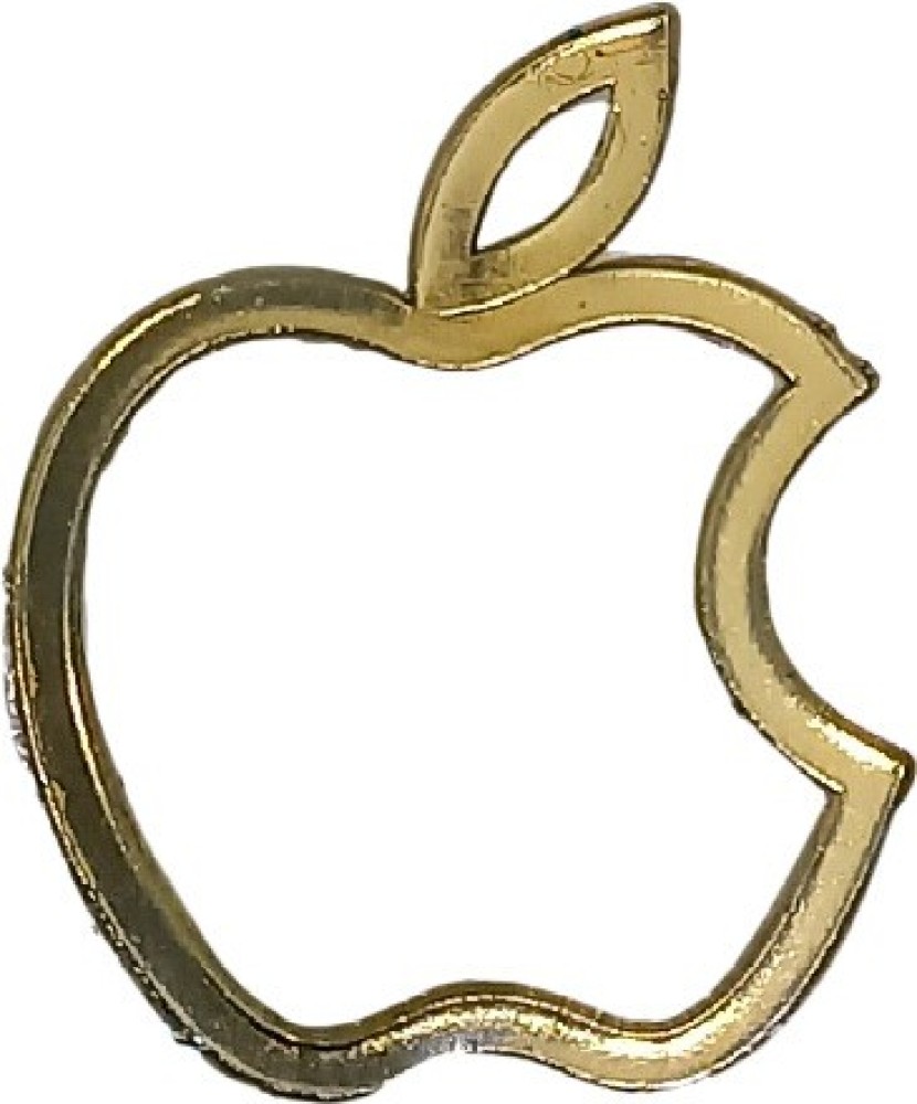 Buy Apple Label / Aufkleber / Sticker / Badge / Logo Metal/chrome 8mm X  10mm 007 Online in India 