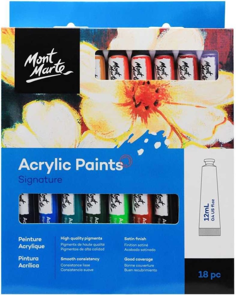 Mont Marte Two Seasons Watercolor Paint Sets 18pc x 12ml