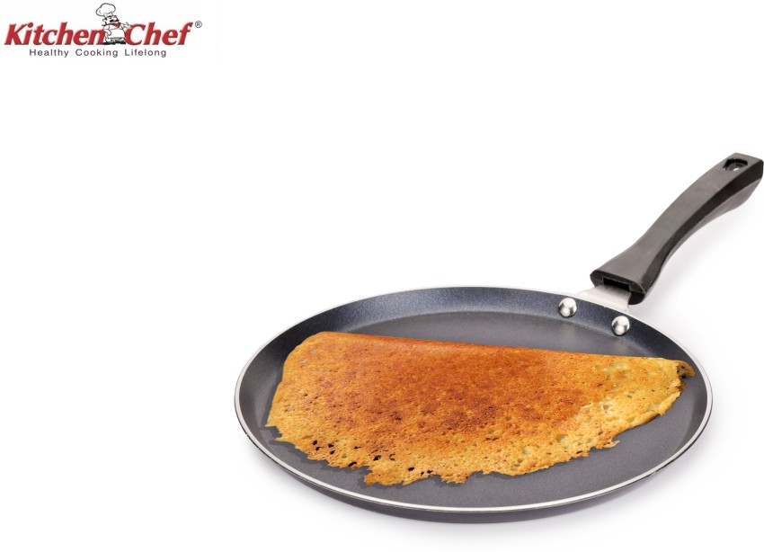 Kitchen Chef Crispy Dosa Pan Tawa 25 cm diameter Price in India - Buy  Kitchen Chef Crispy Dosa Pan Tawa 25 cm diameter online at