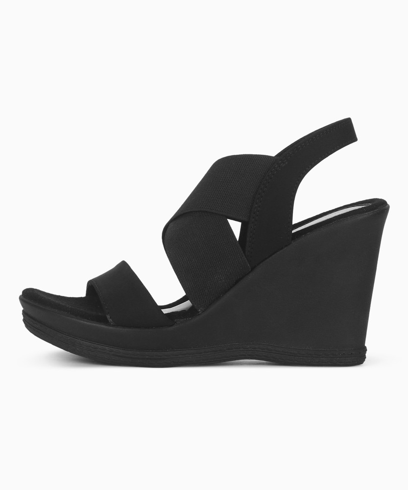 Catwalk black sales wedges