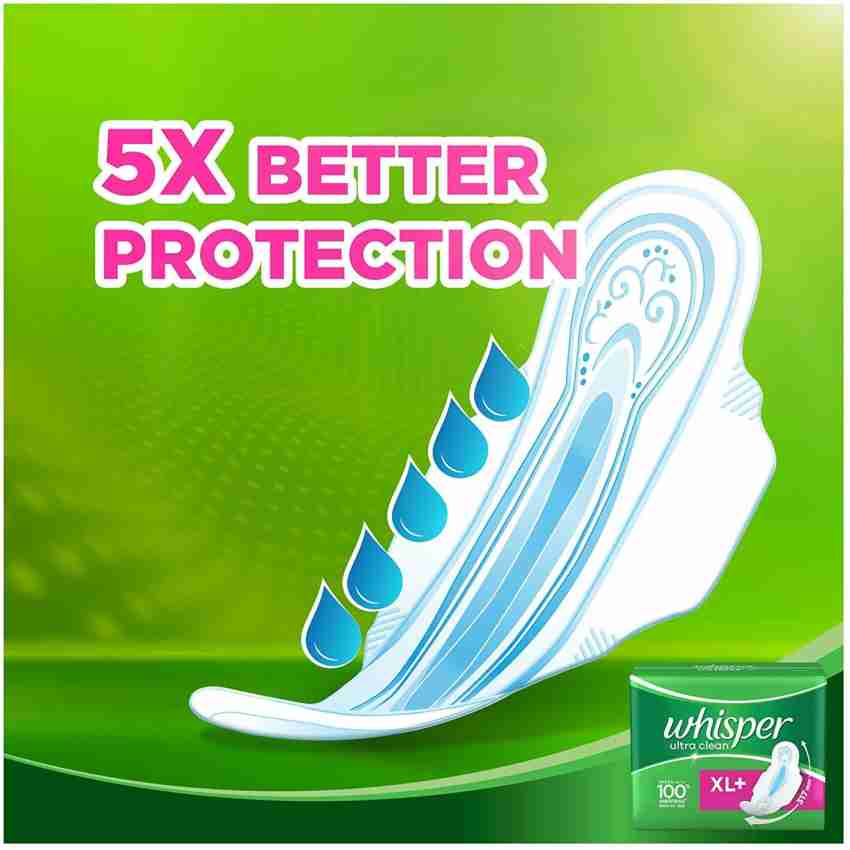 Feminine sanitary pads advertising poster Vector Image