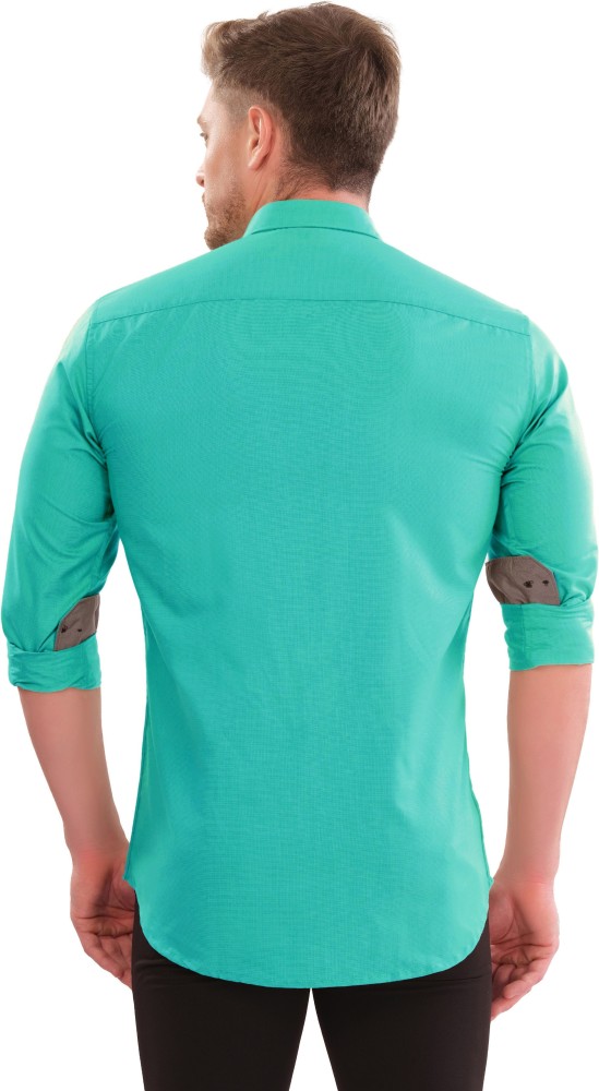 VeBNoR Men Solid Casual Light Blue Shirt - Buy VeBNoR Men Solid Casual Light  Blue Shirt Online at Best Prices in India