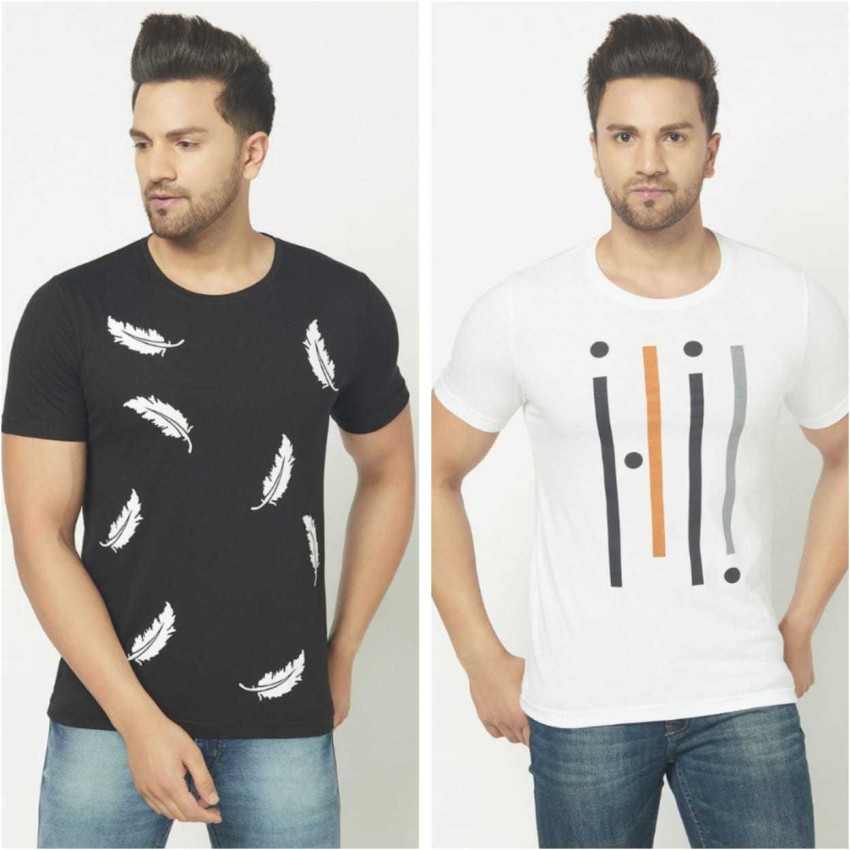 Buy Black & White Shirts for Men by GLITO Online