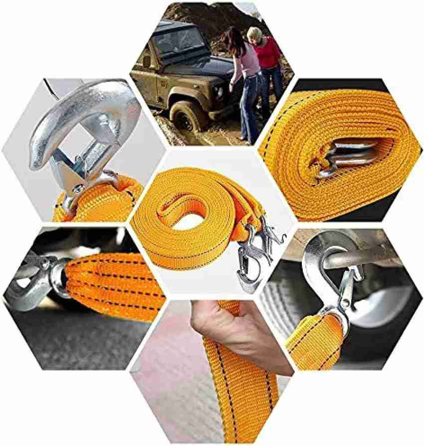  VALICLUD Trailer Hitches 2 Pcs Rescue Hand Holding Rope Trailer  Winch Truck Winch Straps Winch Hook Strap Heavy Duty Recovery Heavy Duty  Tow Strap : Automotive