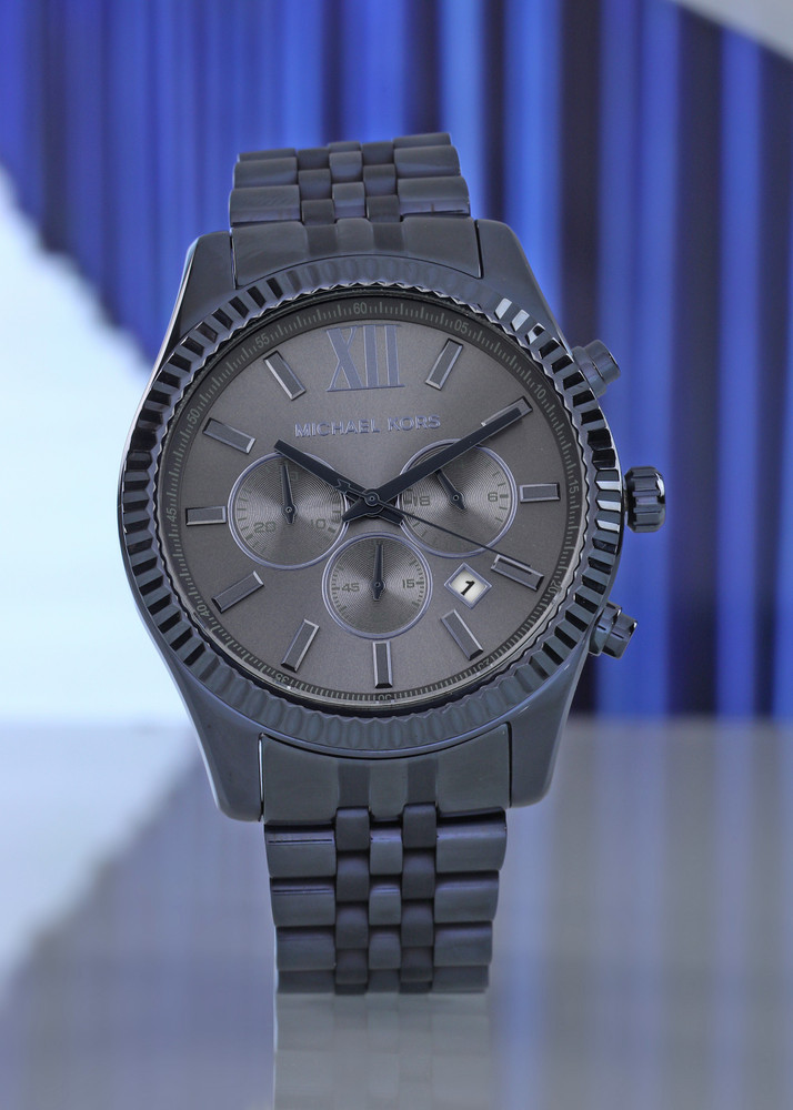 Michael kors lexington blue top