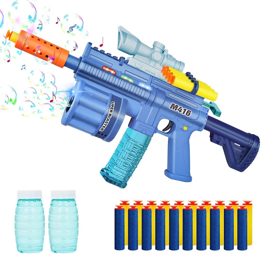 Space Age Soft Foam Blaster Air Gun Pistol - Assorted Colors by