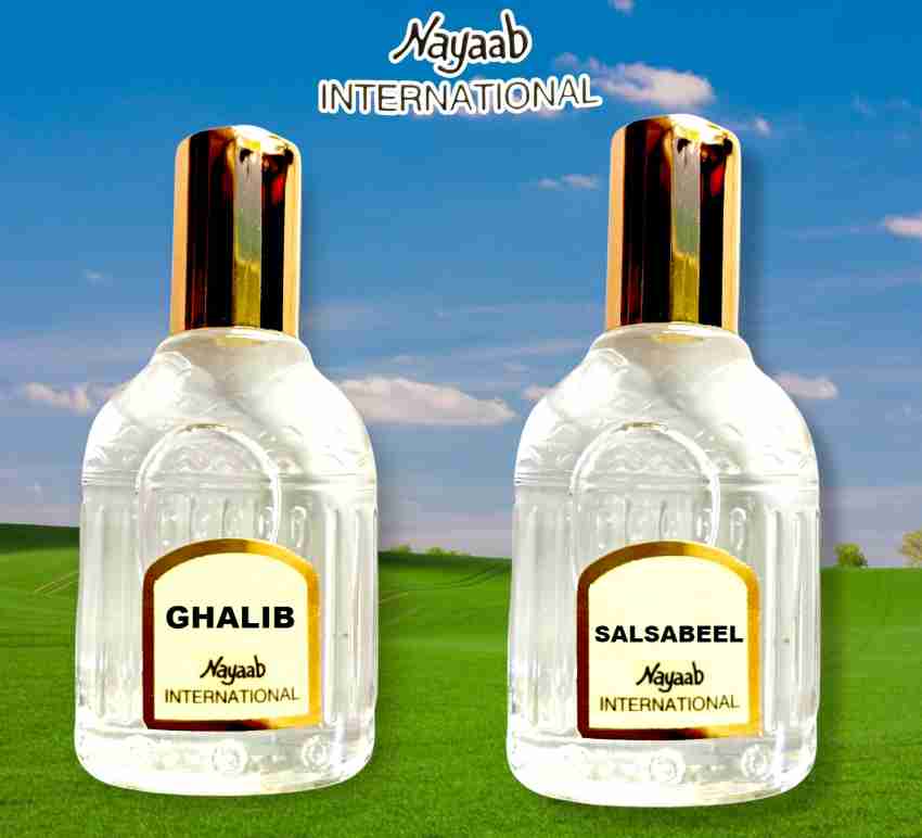 Nayaab International GHALIB SALSABEEL PACK OF 2 Floral Attar