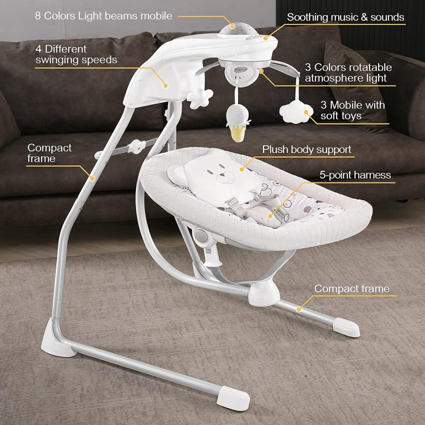 Baybee Strola Automatic Electric Baby Swing Cradle – Baybee India