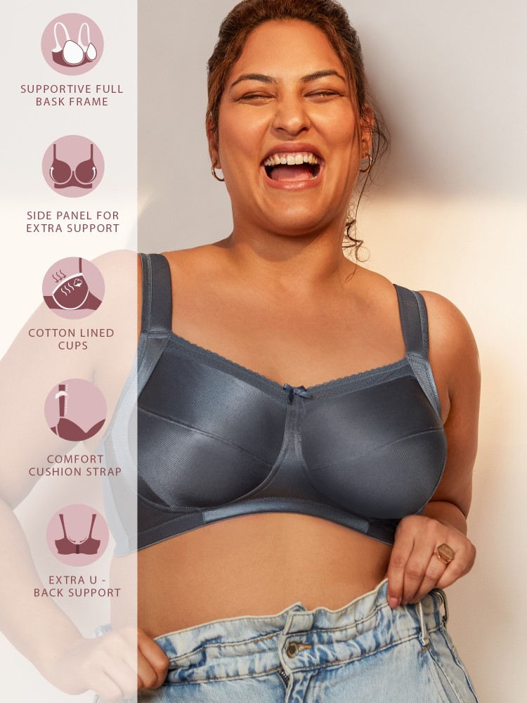 Plus Size Seamless Wire Free Lift Minimizer Bra – Okay Trendy