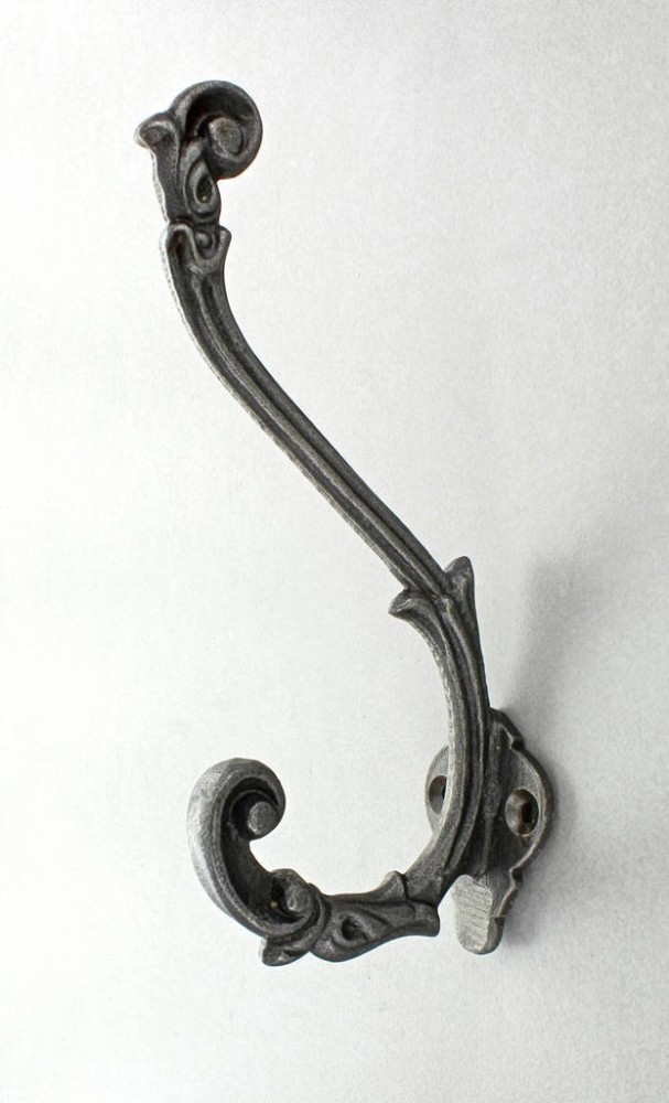 Cast Iron hooks - ROBE STYLE - Natural polished finished. – FOWLERS