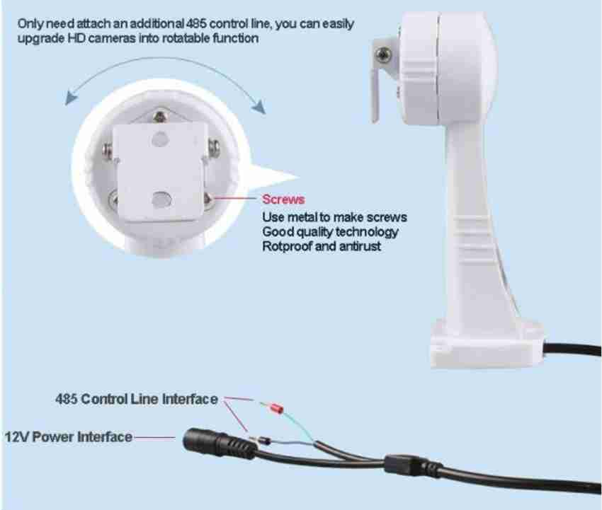 Cctv camera discount rotating motor