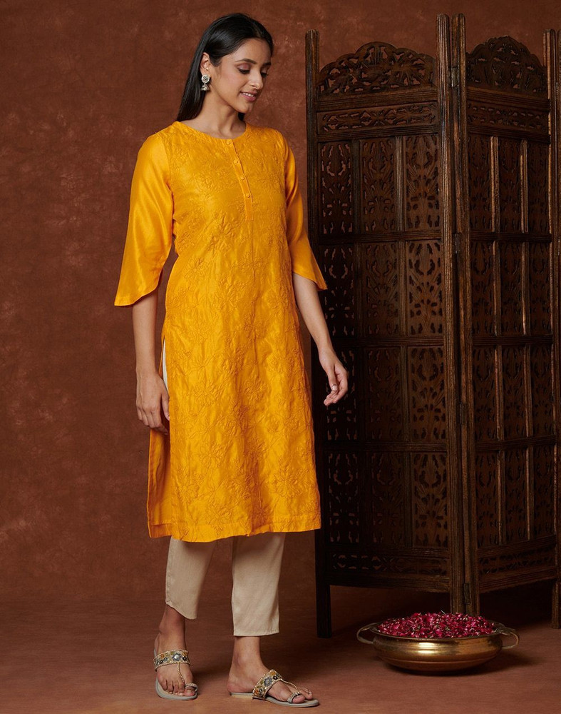 Fabindia best sale silk kurtis