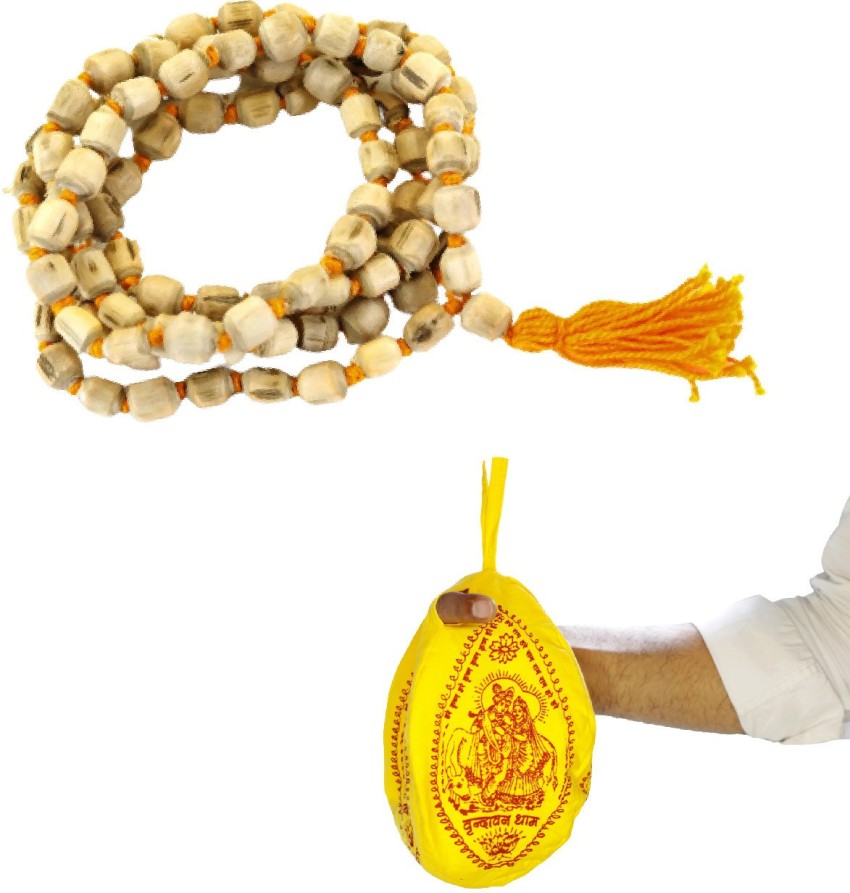 Krisah Kali, Tulsi, Chandan & Vaijayanti Beads Mala with Japa Bag 4 Prayer Mala  Beads : : Home & Kitchen