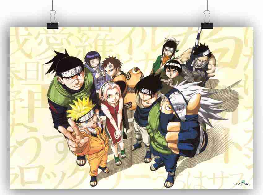 Naruto Shippuden Anime Hinata Team Poster