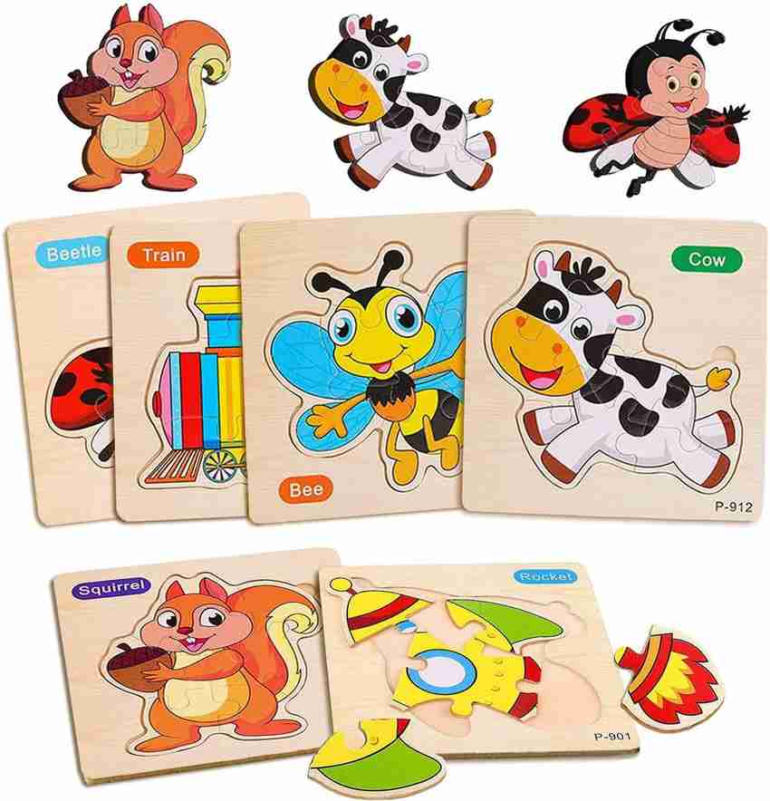 Educational wooden puzzles for toddlers outlet