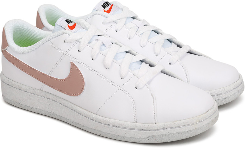 Nike court hotsell royale white pink