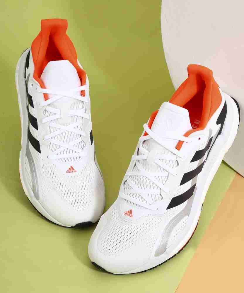 Orange black and store white adidas