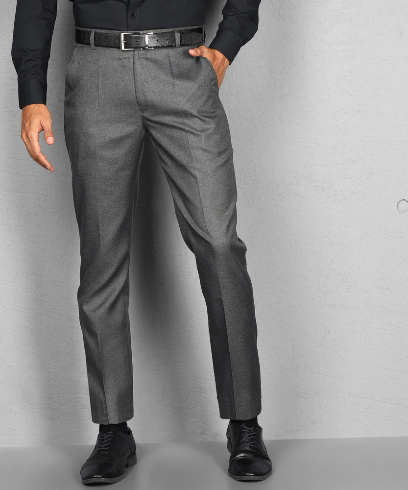 METRONAUT Slim Fit Men Viscose Rayon Grey Trousers Buy METRONAUT