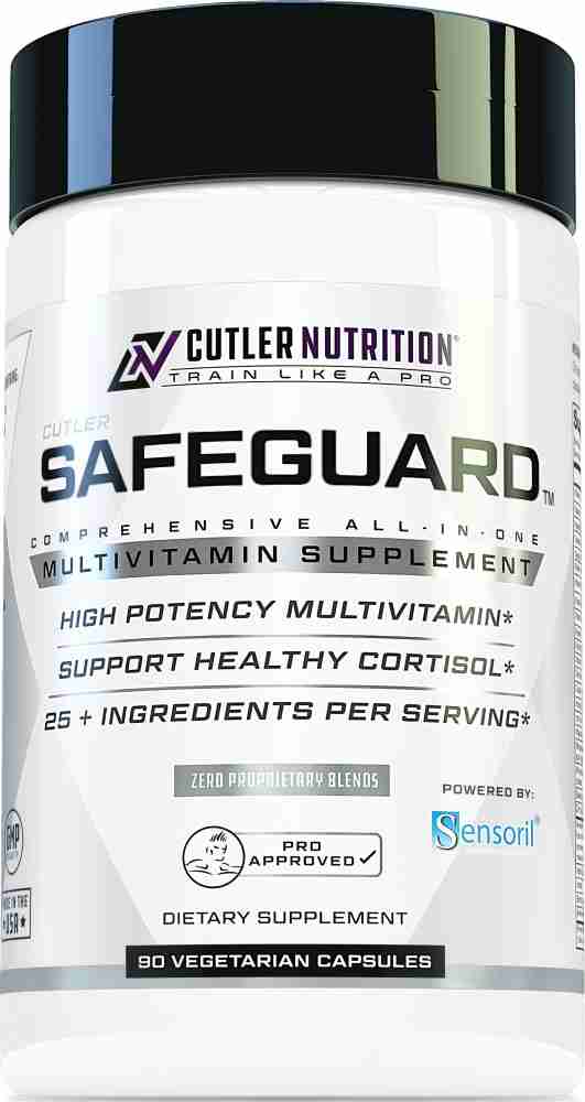 Cutler Nutrition Safeguard delivers a complete set of vitamins and minerals