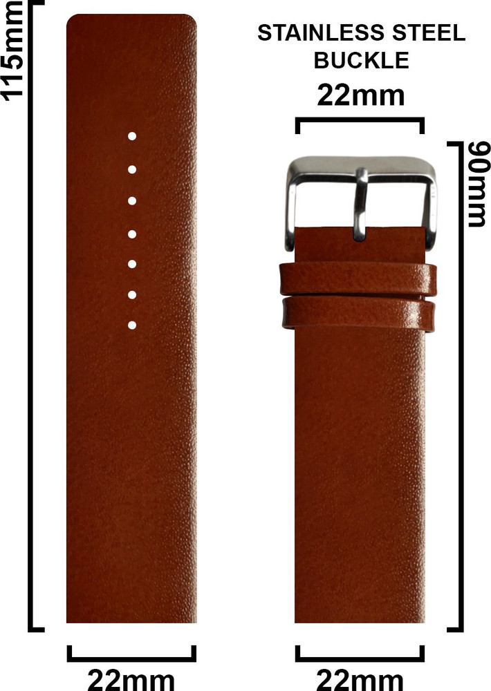 DBLACK VANCE PARALLEL PLAIN GLOSSY 22 mm Genuine Leather Watch Strap Price in India Buy DBLACK VANCE PARALLEL PLAIN GLOSSY 22 mm Genuine Leather Watch Strap online at Flipkart