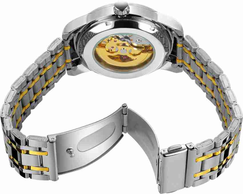 T Winner Automatic Mechanical Skelton Classic Dress Analog Steel