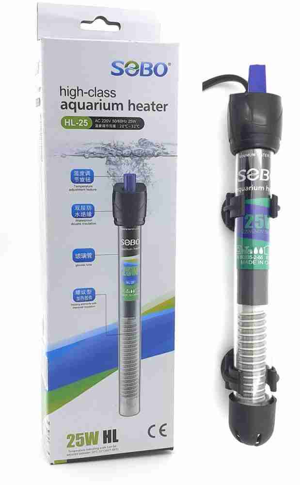 Aquarium heater outlet with thermostat