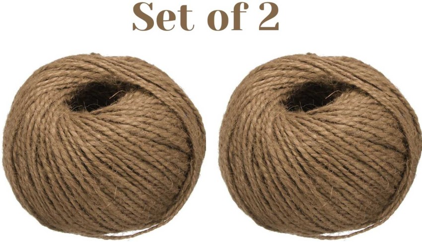 Young Arrow Natural 3-Ply Jute Rope DIY Burlap String Rope Party Wedding  Gift Wrapping Cords Thread and Other Projects (Pack of 1) - Natural 3-Ply Jute  Rope DIY Burlap String Rope Party