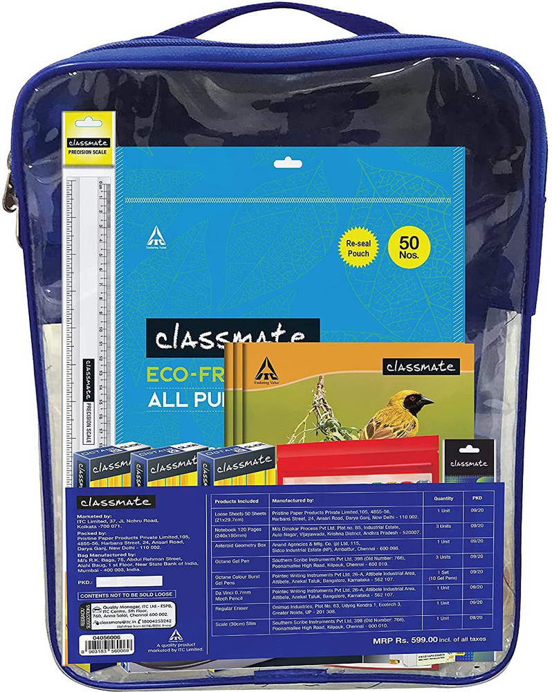 Aggregate 74+ classmate stationery kit bag latest in.duhocakina