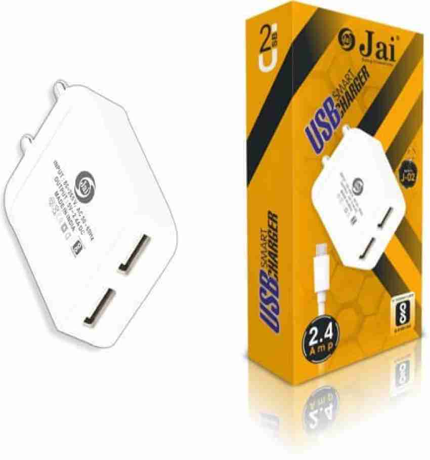 CHARGEUR SECTEUR DOUBLE USB-A 12W 2,4A BLANC - PRISE UK + DUBAI - JAYM®  (JMCHARGEUR016)