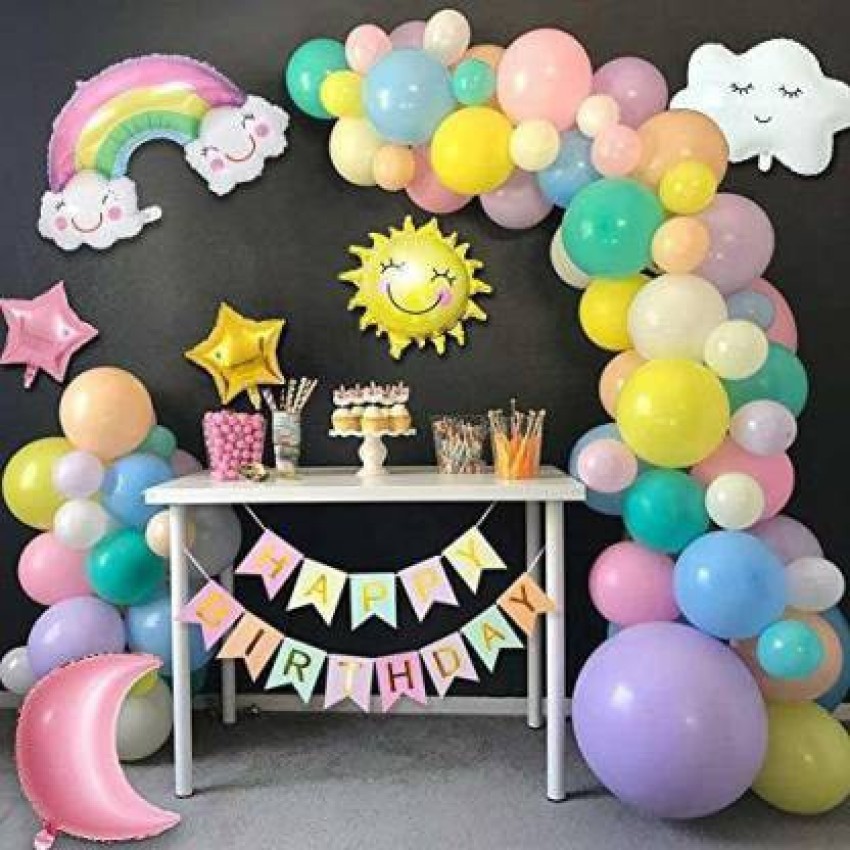 Happy Birthday Decoration Kit 56 pcs DIY Combo