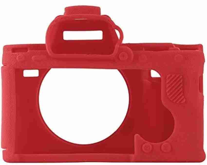 DIGICLIMBER Sony Alpha A7 Mark III RED Professional Silicone Rubber  Detachable Protective Camera Case Cover, ONLY Silicon cover Camera Bag