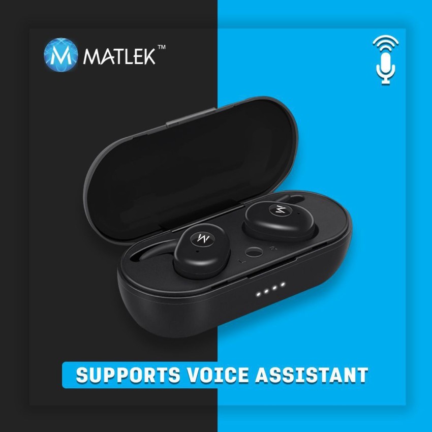 Matlek Earbuds With Deep Bass Low Cost Low Latency Gaming