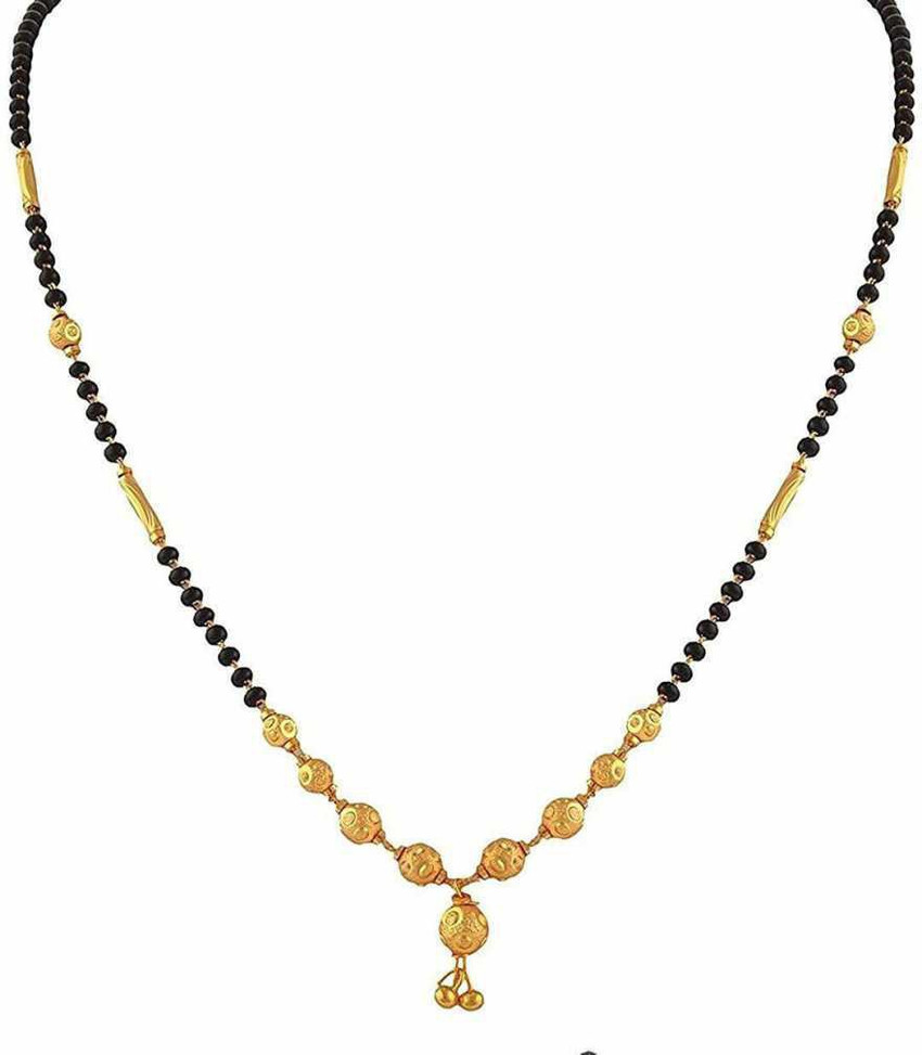 Gold plated mangalsutra hot sale