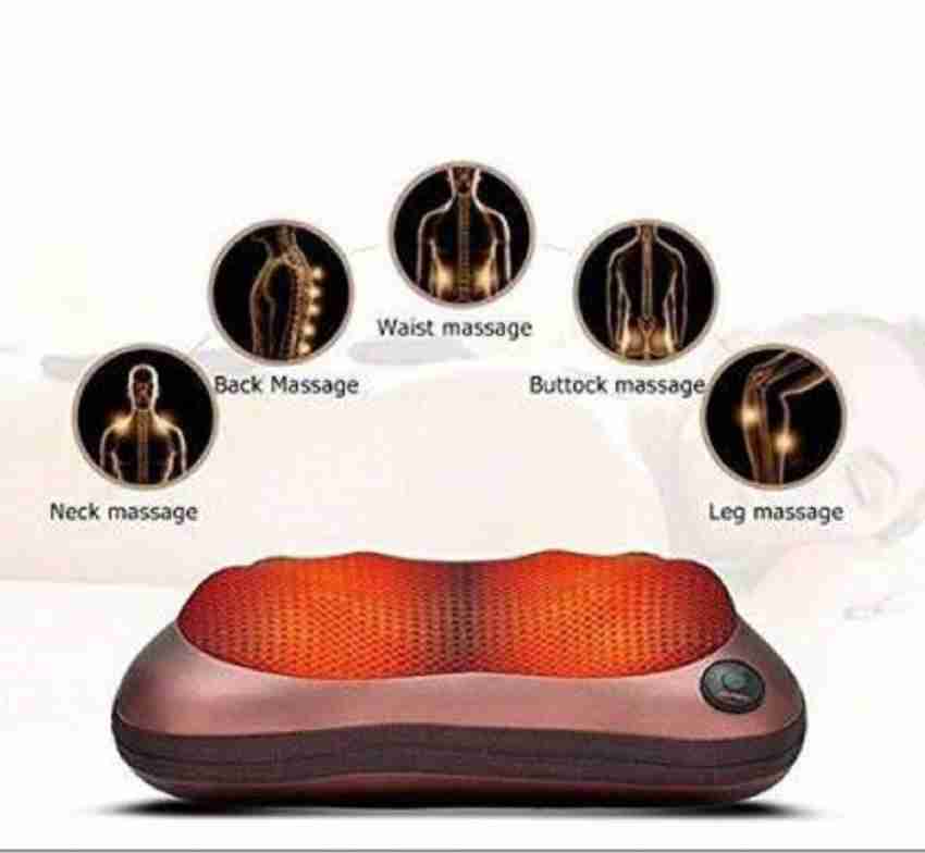 Deep Kneading Neck Massager with Heat - Shiatsu Neck Back and Shoulder  Massager Pillow - Foot, Legs, Body Muscle Relief - Home Office Use - Corded  Electric