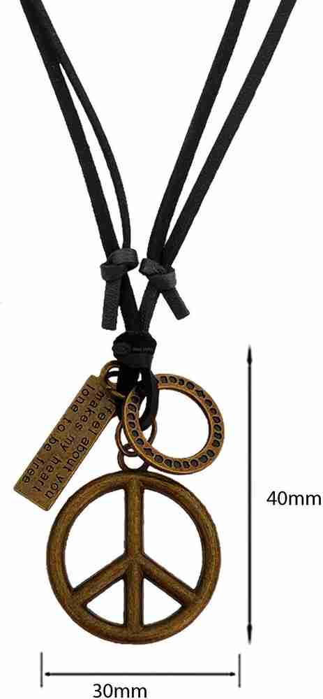 Peace discount symbol locket