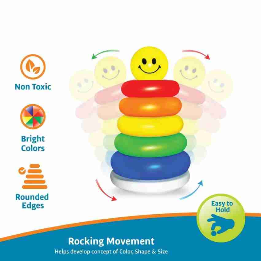 Color Ring Pyramid for Baby, Stacking Tower, Educational Toy, 40 cm –  dream-makers.eu