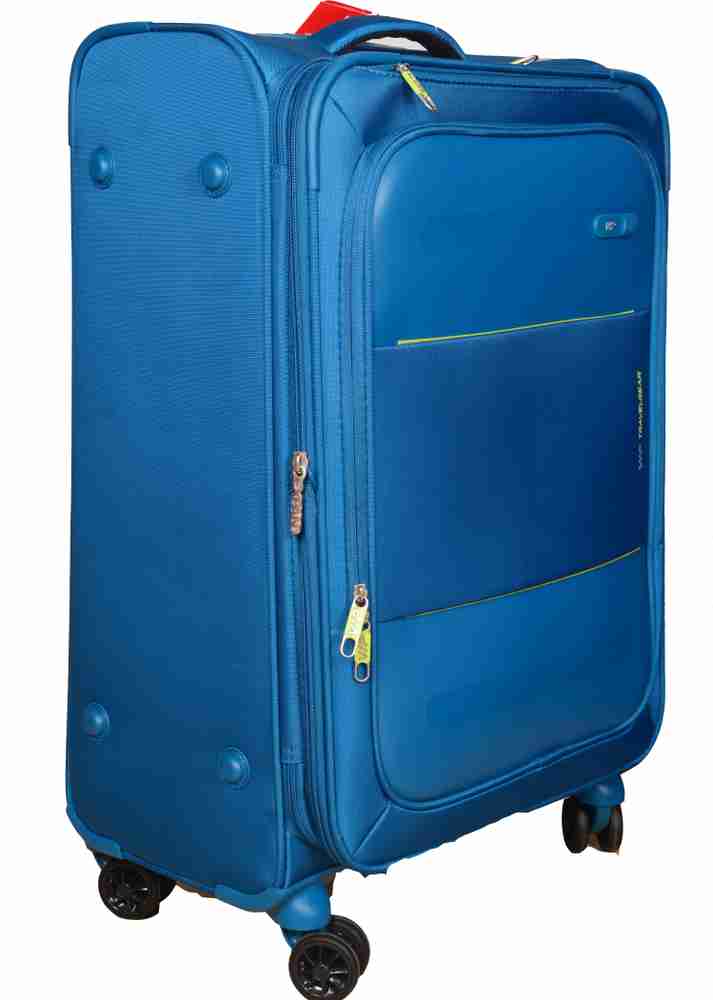 VIP LARGE SIZE 8 WHEELS 78 CM Exp Trolley Bag With TSA Lock Expandable Check in Suitcase 8 Wheels 32 inch TEAL BLUE Price in India Flipkart